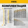 Набор сверл по металлу Denzel 723009, 1-13 мм, Р6М5-TiN, Golden Tip, 25 шт купить в Когалыме
