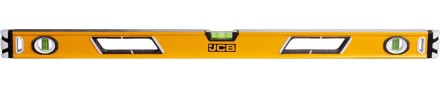 Уровень JCB коробчатый, магнитный, 2 фрезерованные базовые поверхности, 3 ампулы, крашенный, с ручками, 0,5мм/м, 90см JBL004 купить в Когалыме