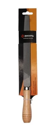 Напильник 200 мм плоский деревянная рукоятка Вихрь купить в Когалыме