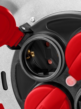 Силовые удлинители на стальной катушке  HEAVY DUTY 4.0, кабель КГ 3х2,5 кв мм 55086-50 купить в Когалыме
