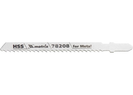 Полотна для электролобзика по металлу 3 шт T127D 75 х 3мм HSS MATRIX Professional 78208 купить в Когалыме