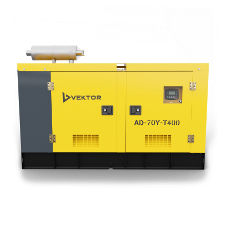 Дизельный генератор Vektor AD-70Y-T400 в шумозащитной кожухе купить в Когалыме