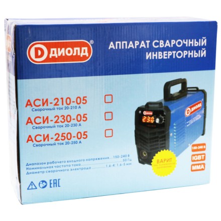 Аппарат сварочный инверторный Диолд АСИ 230-05 купить в Когалыме