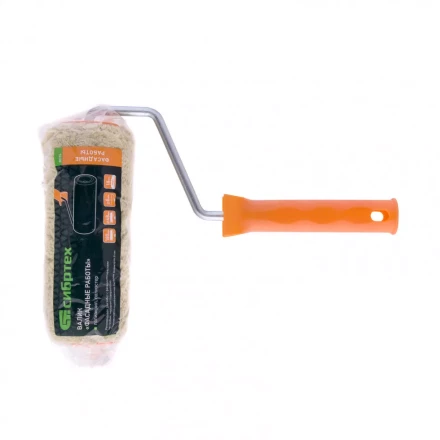 Валик &quot;Фасадные работы&quot; 180 мм ворс 18мм D 48 мм D ручки 8 мм полиакрил полиэстер Сибртех 80174 купить в Когалыме