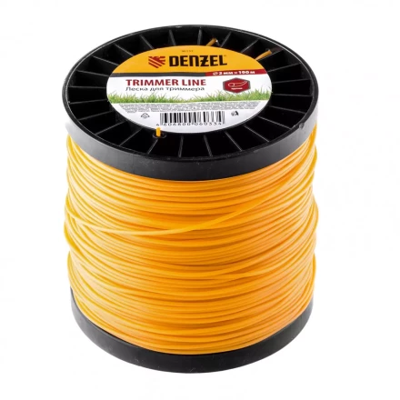 Леска для триммера круглая  2,0 мм 190 м на Din катушке Россия Denzel 96133 купить в Когалыме