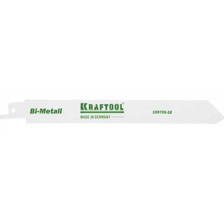 Полотно KRAFTOOL &quot;INDUSTRIE QUALITAT&quot;, S1122EF, для эл/ножовки, Bi-Metall, по металлу, шаг 1,4мм, 180мм 159755-18 купить в Когалыме