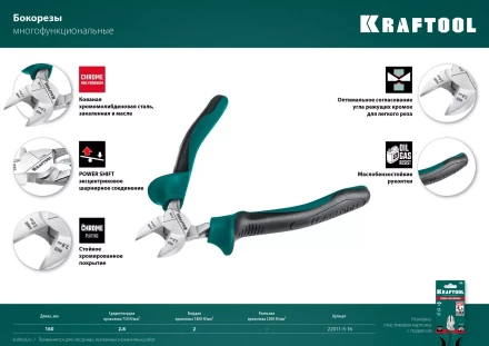 Бокорезы KRAFTOOL 180 мм 22011-5-18 купить в Когалыме