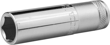 Торцовая головка KRAFTOOL "INDUSTRIE QUALITAT", удлиненная, Cr-V, FLANK, хромосатинированная, 1/2", 15 мм 27807-15_z01 купить в Когалыме