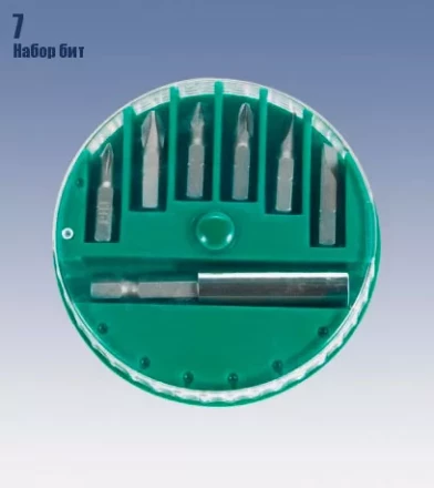 Набор бит 7 шт. S2 Кратон 1 12 01 001 купить в Когалыме