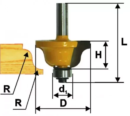 Фреза кром калевочная ф381х17мм R64мм хв 8мм 9263 купить в Когалыме