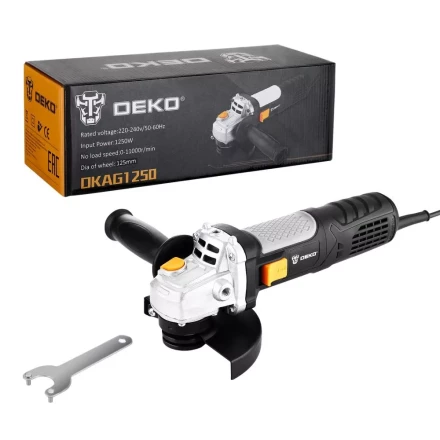Углошлифовальная машина УШМ DEKO DKAG1250, 063-4174 купить в Когалыме