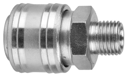 Переходник KRAFTOOL "EXPERT QUALITAT" для пневмоинструмента, резьба 1/4" "папа" - быстросъемное соединение "мама" 6594 купить в Когалыме