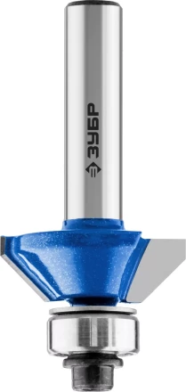 ЗУБР 25.4 x 8 мм, фреза кромочная калевочная (фасочная) №9, Профессионал (28711-25.4) купить в Когалыме