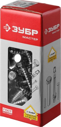 Шурупы ЗУБР &quot;МАСТЕР&quot; с шестигранной головкой, оцинкованные, 8x40мм, 80шт 4-300451-08-040 купить в Когалыме
