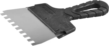 Шпатель ЗУБР "МАСТЕР" ФАСАДНЫЙ, нержавеющее полотно, 150мм, зуб 8х8мм 10078-15-08 купить в Когалыме