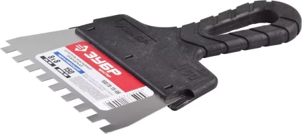 Шпатель ЗУБР "МАСТЕР" ФАСАДНЫЙ, нержавеющее полотно, 150мм, зуб 8х8мм 10078-15-08 купить в Когалыме