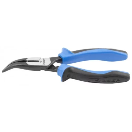 Тонкогубцы ЗУБР "ПРОФЕССИОНАЛ" "ТИТАН" изогнутые, двухкомп рукоятка, увелич передаточное усилие, повышенная износост, 160 мм 2207-4-16 купить в Когалыме