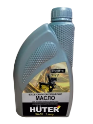 Масло моторное 5W-30 синтетическое для четырёхтактных двигателей Huter