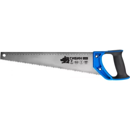 Ножовка по дереву (пила) 400 мм, шаг 5 TPI (4,5 мм), СИБИН 15055-40 купить в Когалыме