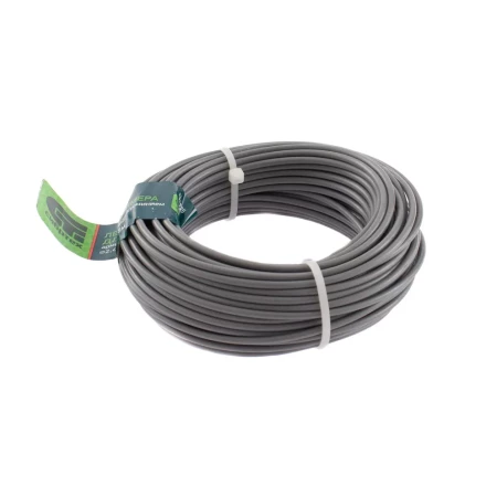 Леска для триммера круглая, армированная алюминием, 2.4 мм х 15 м, Россия Сибртех 961935 купить в Когалыме