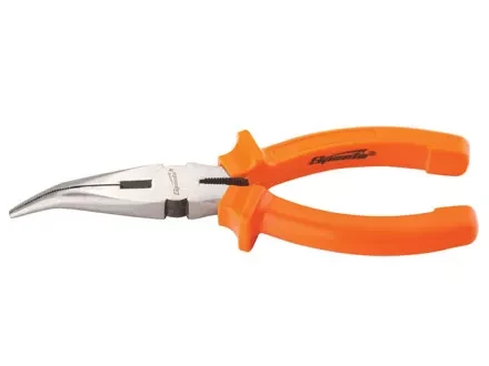 Длинногубцы изогнутые Classic 160 мм шлифованные пластмассовые рукоятки SPARTA 17411 купить в Когалыме