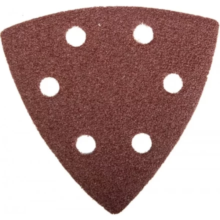 Треугольник шлифовальный ЗУБР "МАСТЕР" универсальный на велкро основе, 6 отверстий, Р80, 93х93х93мм, 5шт 35583-080 купить в Когалыме