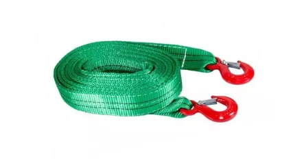 Буксир текстильный ленточный TOR БТЛ 6,0 т 8,0 м (крюк-крюк) 1048810 купить в Когалыме