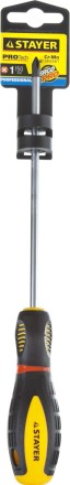 Отвертка STAYER &quot;PROFI&quot; &quot;PROTech&quot;, двухкомп рукоятка, намагниченная, Cr-Mo, PH1x150мм 25132-1-15_z02 купить в Когалыме