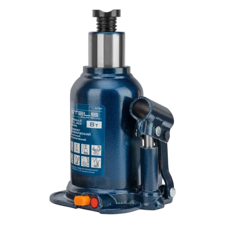 Домкрат гидравлический бутылочный телескопический Stels 51150, 8 т, подъем 180-410 мм купить в Когалыме