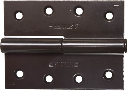 Петля дверная STAYER &quot;MASTER&quot; разъемная, цвет коричневый, левая, 100мм 37613-100-3L купить в Когалыме