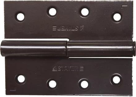 Петля дверная STAYER "MASTER" разъемная, цвет коричневый, левая, 100мм 37613-100-3L купить в Когалыме