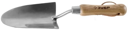 Совок ЗУБР "ЭКСПЕРТ" посадочный широкий из нержавеющей стали, деревянная ручка из ясеня, 150х85х335мм 4-39463_z01 купить в Когалыме
