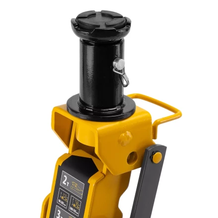 Домкрат гидравлический подкатной Denzel 51270, 2/3 т, 98-770 мм, быстрый подъем, низ. подхват, проф, SUV купить в Когалыме