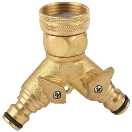 Распределитель двухканальный RACO "Profi" (резьба внешняя-наконечник) латунный, 3/4" х 1" 4246-55035B купить в Когалыме