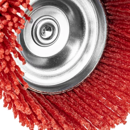 Щетка для дрели, 75 мм, Чашка, со шпилькой, нейлоновая щетина Denzel 74436 купить в Когалыме