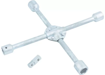 Ключ-крест баллонный 17х19х21х22х1/2 усиленный с переходником на 1/2 STELS 14249 купить в Когалыме