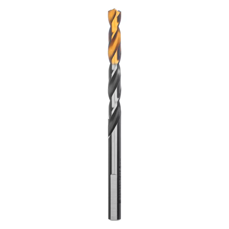 Сверло спиральное по металлу 6 x 93мм, Р6М5, Golden Tip, многогранная заточка Denzel 718278 купить в Когалыме