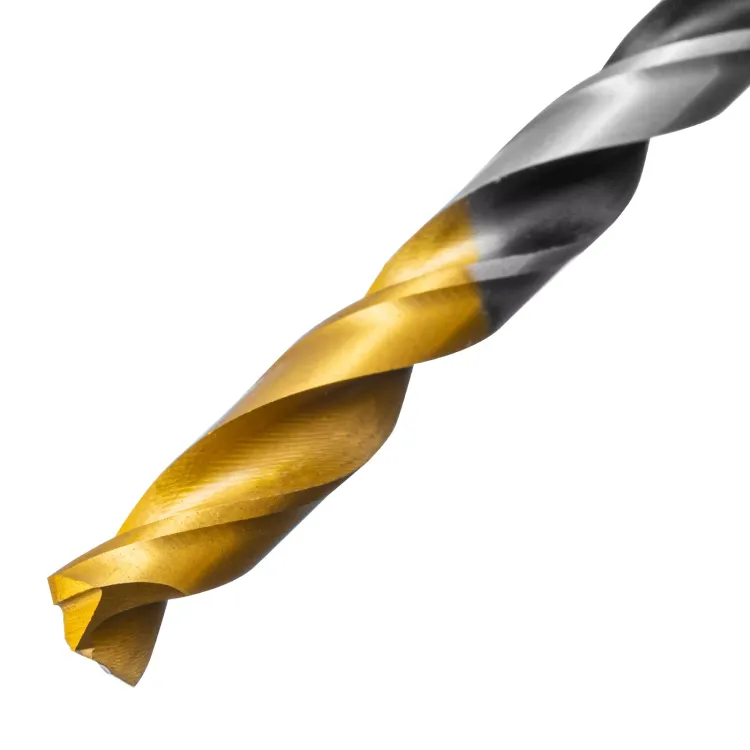 Сверло спиральное по металлу 6 x 93мм, Р6М5, Golden Tip, многогранная заточка Denzel 718278 купить в Когалыме