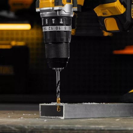 Сверло спиральное по металлу 6 x 93мм, Р6М5, Golden Tip, многогранная заточка Denzel 718278 купить в Когалыме