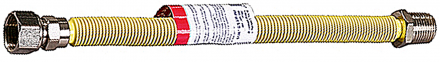 Подводка-сильфон ЗУБР для газа, растяжная, нержавеющая сталь, г/ш 1/2&quot; - 1-2м 51007-G/S-100-200 купить в Когалыме