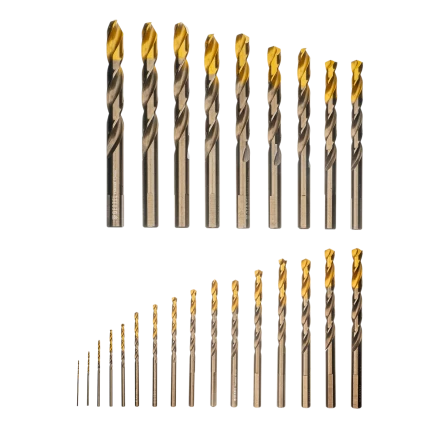 Набор сверл по металлу Denzel 723010, 1-13 мм, Р6М5К8-TiN, Golden Tip, 25 шт купить в Когалыме