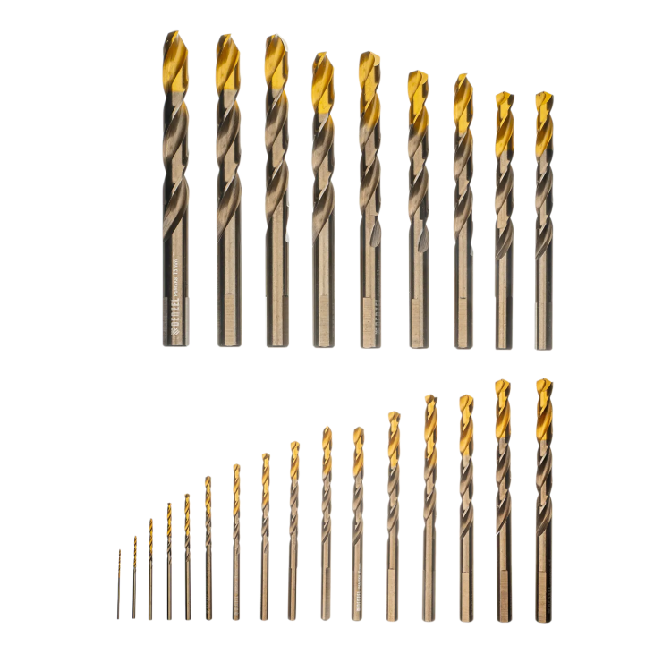 Набор сверл по металлу Denzel 723010, 1-13 мм, Р6М5К8-TiN, Golden Tip, 25 шт купить в Когалыме