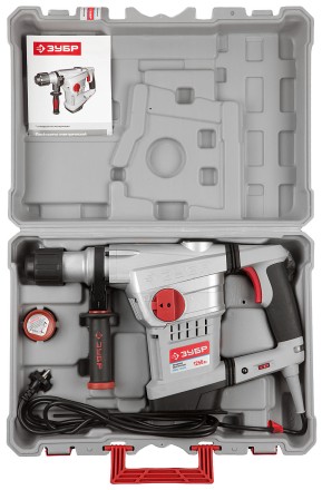 Перфоратор ЗУБР SDS-Max, 10Дж, 1250Вт, кейс ЗПМЭ-1250ЭК купить в Когалыме