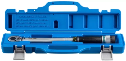 Ключ динамометрический ЗУБР "ЭКСПЕРТ", с кольцевым фиксатором, точность  +/- 4%, 3/8", 19 - 110 Нм 64083-110 купить в Когалыме