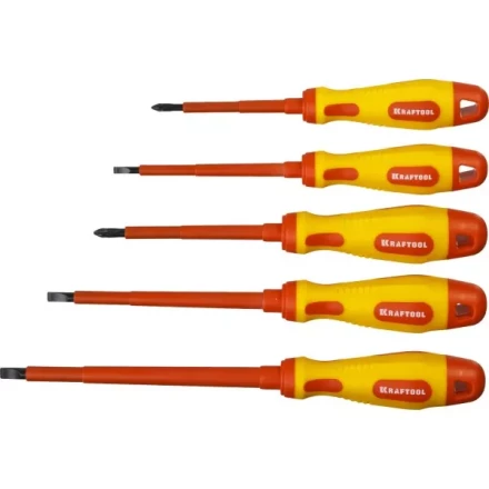 Набор отверток "Х-Drive ELECTRO", Cr-Mo-V сталь, SL: 2.5, 4, 5.5, 6.5, PH: № 1, № 2, 6 предм, KRAFTOOL 250088-H6 купить в Когалыме