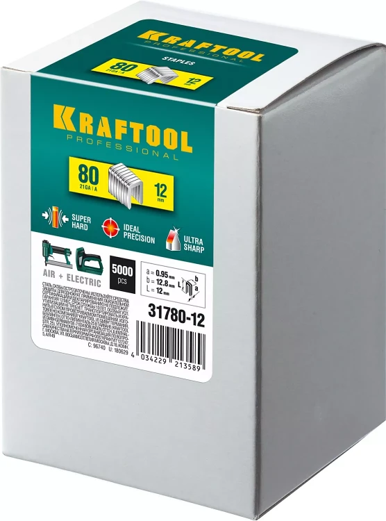 Скобы тип 21GA (80 / Pr A / Senco AT) 5000 шт 31780-12 купить в Когалыме