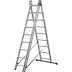 Лестница ЗУБР универсальная, трехсекционная со стабилизатором, 9 ступеней 38831-09 купить в Когалыме