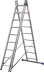 Лестница ЗУБР универсальная, трехсекционная со стабилизатором, 9 ступеней 38831-09 купить в Когалыме