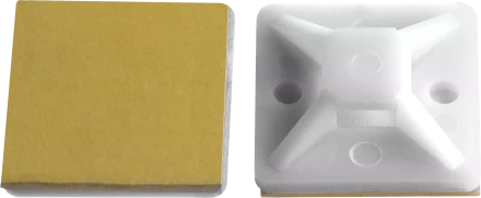 Площадки под хомут-стяжку ПХС самоклеющиеся белые нейлоновые серия МАСТЕР купить в Когалыме