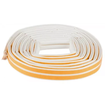 Уплотнитель ЗУБР силиконовый самоклеящийся, профиль "O", белый, 6м 40925-006 купить в Когалыме